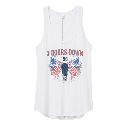 Cattle Skull Ladies Tank Top